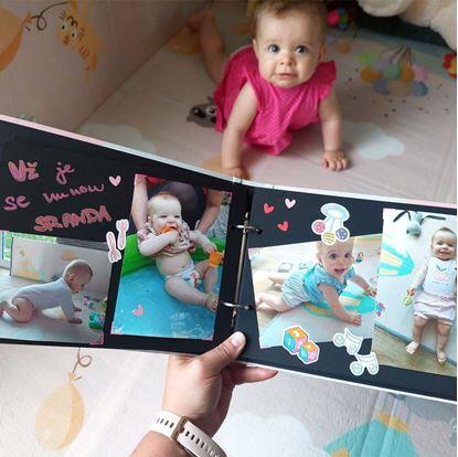 Obrázek Fotoalbum pro miminko + kreativní sada samolepek
