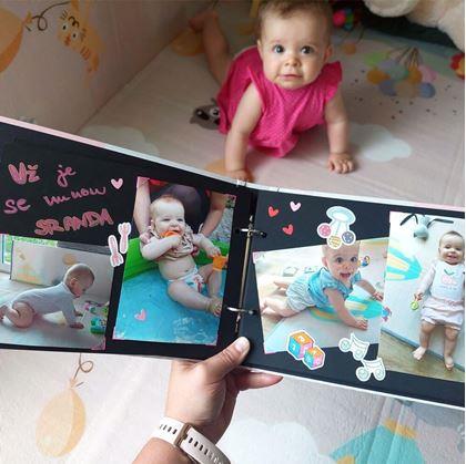 Obrázek z Zážitkový deník/dětské fotoalbum + kreativní sada samolepek