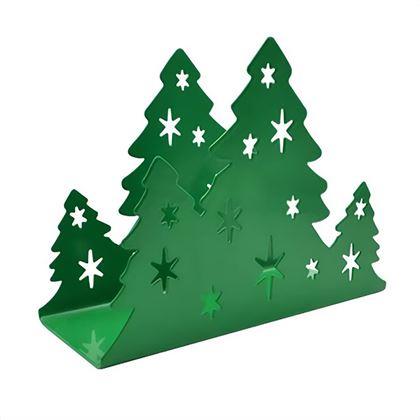 Obrázek z Kovový držák na ubrousky - vánoční stromek