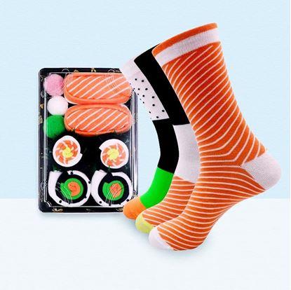 Obrázek Veselé ponožky - set sushi