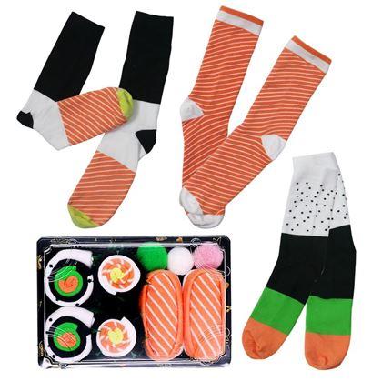 Obrázek z Veselé ponožky - set sushi