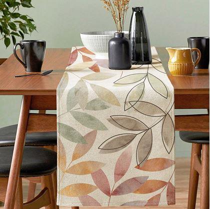 Obrázek z Běhoun na stůl 160 cm - listy