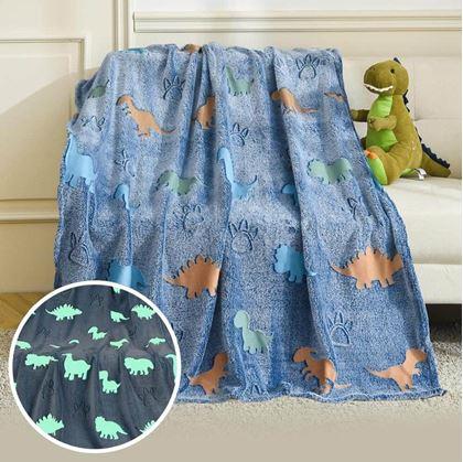 Obrázek z Svítící deka - dinosaurus