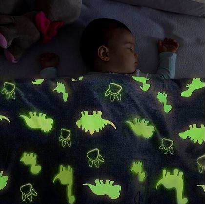 Obrázek z Svítící deka - dinosaurus