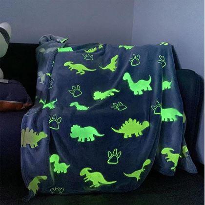 Obrázek z Svítící deka - dinosaurus
