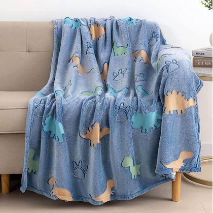 Obrázek z Svítící deka - dinosaurus