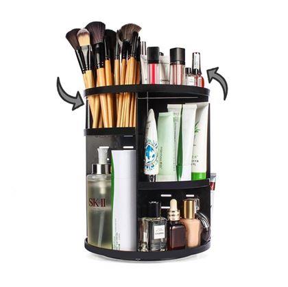 Obrázek z Otočný kosmetický organizér - černý