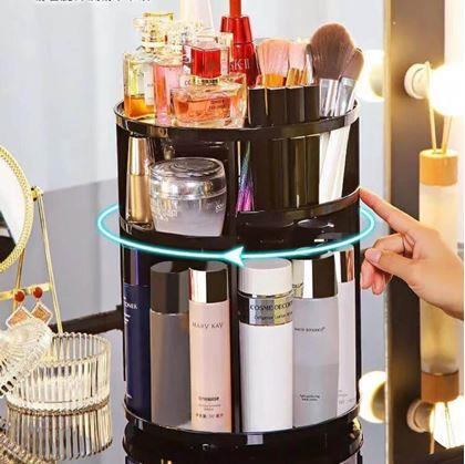 Obrázek z Otočný kosmetický organizér - černý