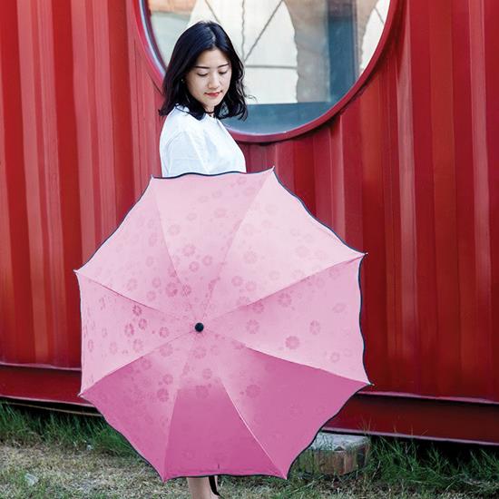 Obrázek z Magický deštník skládací - světle růžový