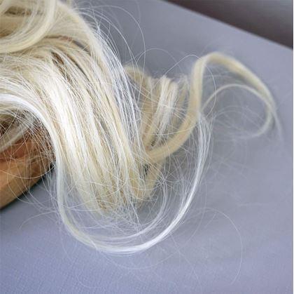 Obrázek z Příčesek do vlasů drdol - světlá blond