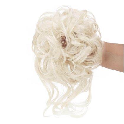 Obrázek z Příčesek do vlasů drdol - světlá blond