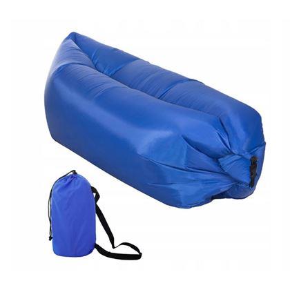 Obrázek z Nafukovací vak Lazy bag dvouvrstvý - modrý