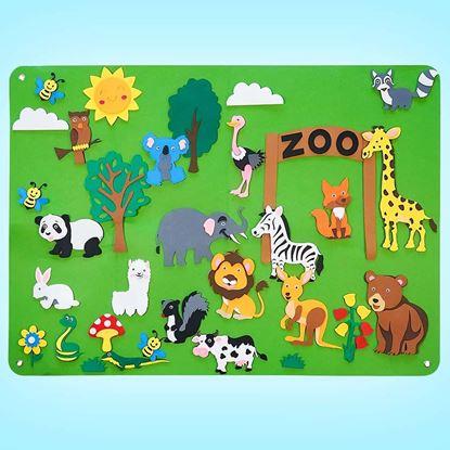 Obrázek Plstěná výuková deska pro děti 