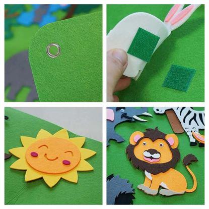 Obrázek Plstěná výuková deska pro děti 