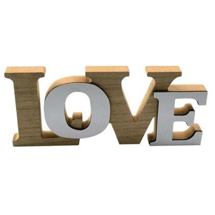 Obrázek z Dřevěná dekorace LOVE