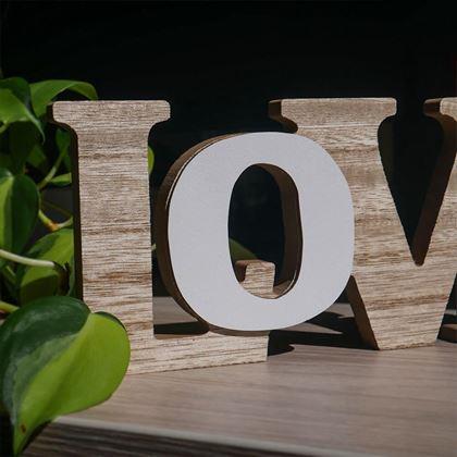 Obrázek z Dřevěná dekorace LOVE