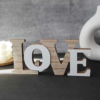 Obrázek z Dřevěná dekorace LOVE