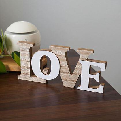 Obrázek z Dřevěná dekorace LOVE