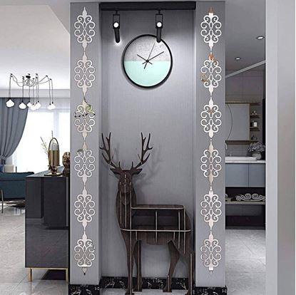 Obrázek Zrcadlové samolepky ornamenty 10 ks