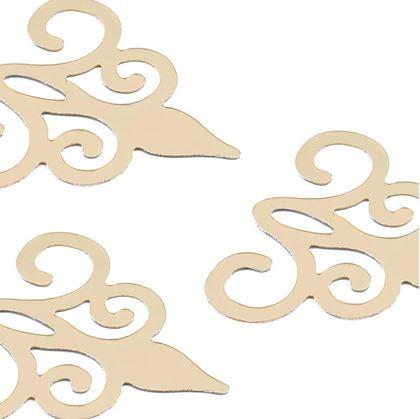 Obrázek z Zrcadlové samolepky ornamenty - zlaté