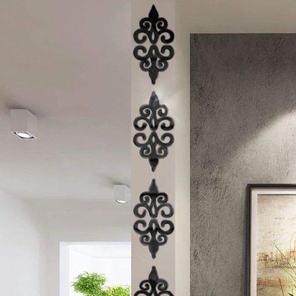 Obrázek z Zrcadlové samolepky ornamenty - černé