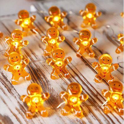 Obrázek z Světelný řetěz - perníčci