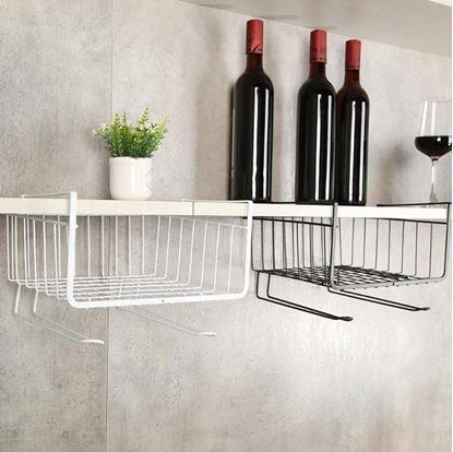 Obrázek Závěsný kovový košík s háčky