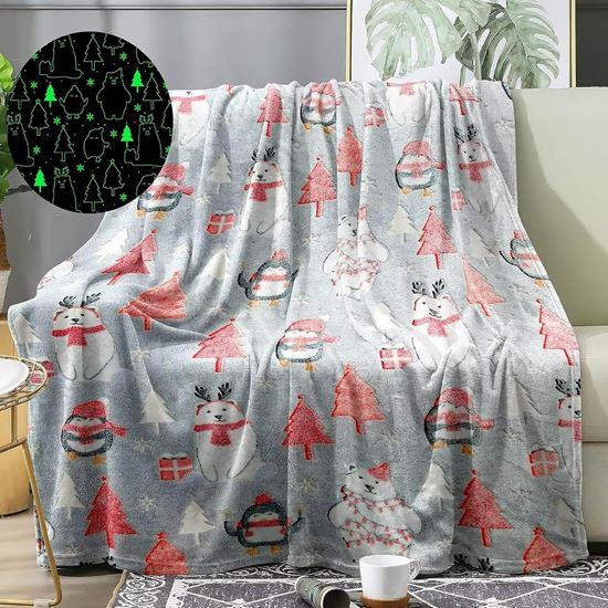 Obrázek z Vánoční svítící deka