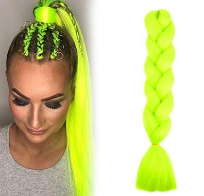 Obrázek z Vlasový příčesek - zelenožlutý