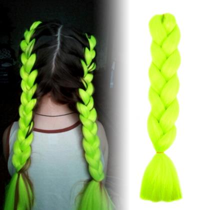 Obrázek z Vlasový příčesek - zelenožlutý