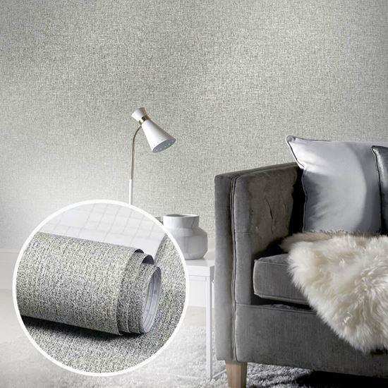 Obrázek z Vinylová tapeta na zeď 300 cm - šedá