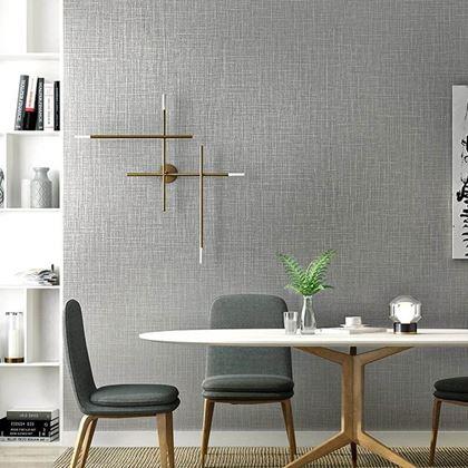 Obrázek z Vinylová tapeta na zeď 300 cm - šedá