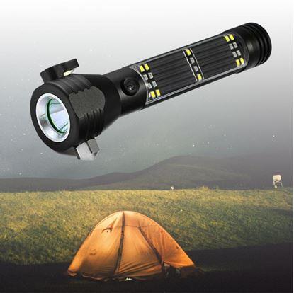 Obrázek Solární LED svítilna s powerbankou 8v1
