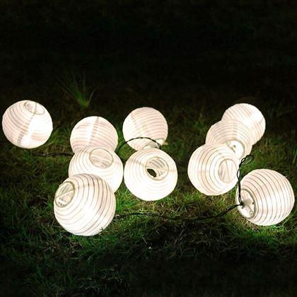 Obrázek z Solární LED řetěz - lampiony