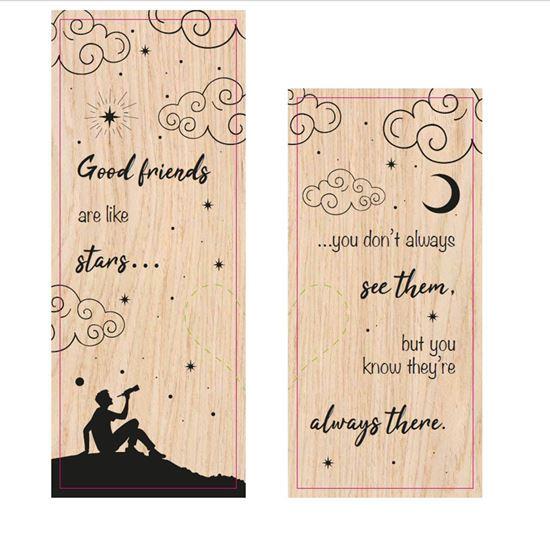 Obrázek z Párový svícen - noční obloha