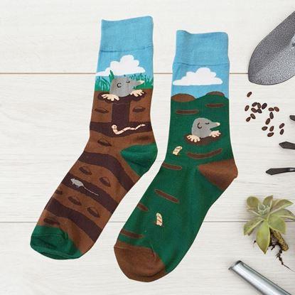 Obrázek Veselé ponožky - krteček