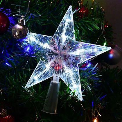 Obrázek z Vánoční svítící hvězda - studené světlo