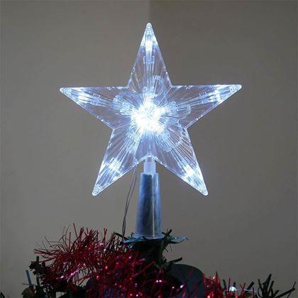 Obrázek z Vánoční svítící hvězda - studené světlo