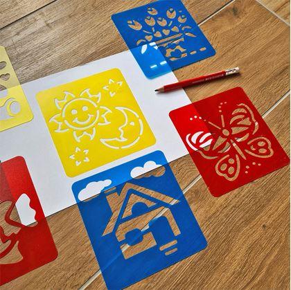 Obrázek z Šablony na malování 6 ks - svět kolem nás