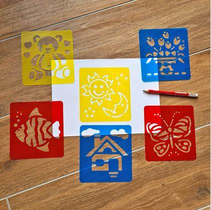 Obrázek z Šablony na malování 6 ks - svět kolem nás