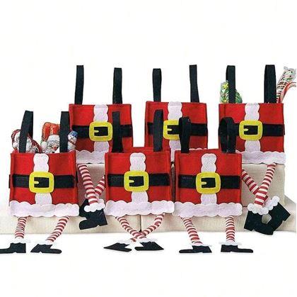 Obrázek z Vánoční dekorativní dárková taška - Santa