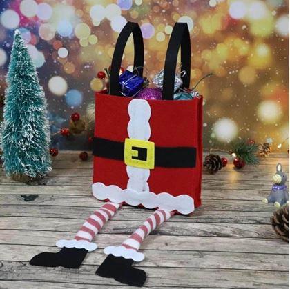 Obrázek z Vánoční dekorativní dárková taška - Santa