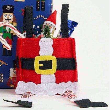 Obrázek z Vánoční dekorativní dárková taška - Santa