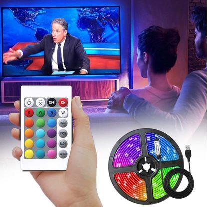 Obrázek LED RGB pásek s ovladačem