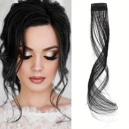 Obrázek z Příčesek do vlasů na klipu melír - černý