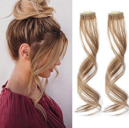 Obrázek z Příčesek do vlasů na klipu melír - tmavá blond