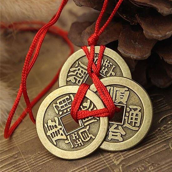 Obrázek z Čínská mince štěstí - talisman bohatství a prosperity