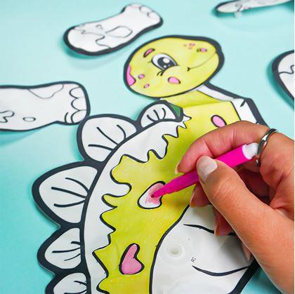 Obrázek z Nafukovací omalovánka - Stegosaurus