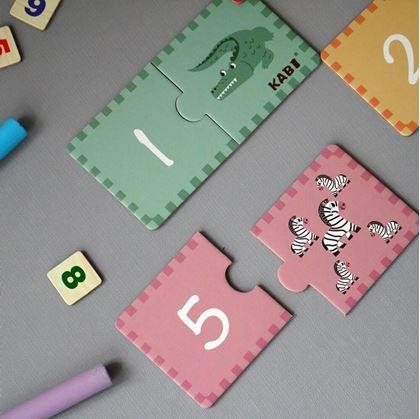 Obrázek z Vzdělávací puzzle - počítání 20 dílků