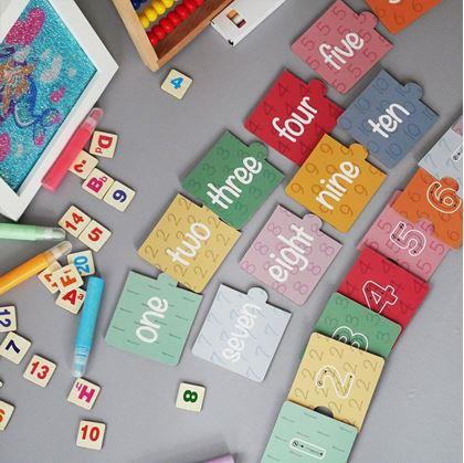 Obrázek z Vzdělávací puzzle - počítání 20 dílků